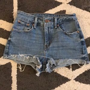 Levi’s high waist shorts